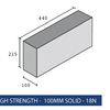HIGH STRENGTH - 100MM SOLID - 18N