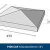 PIER CAP 450x450x50mm (18")