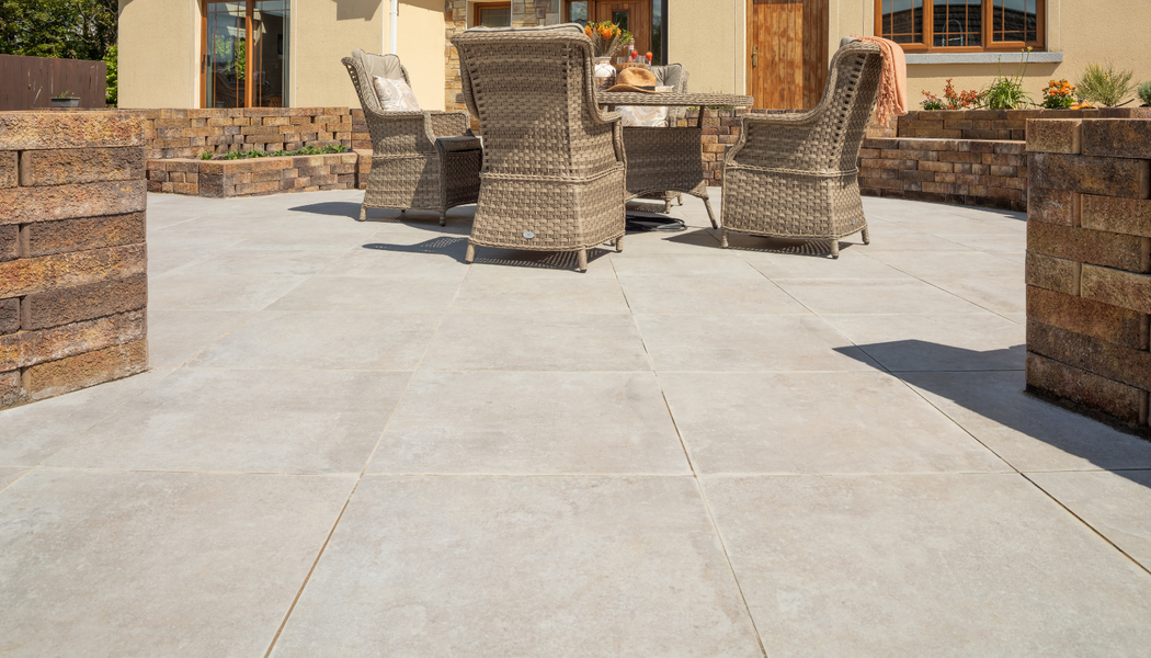 photo of porcelain paving