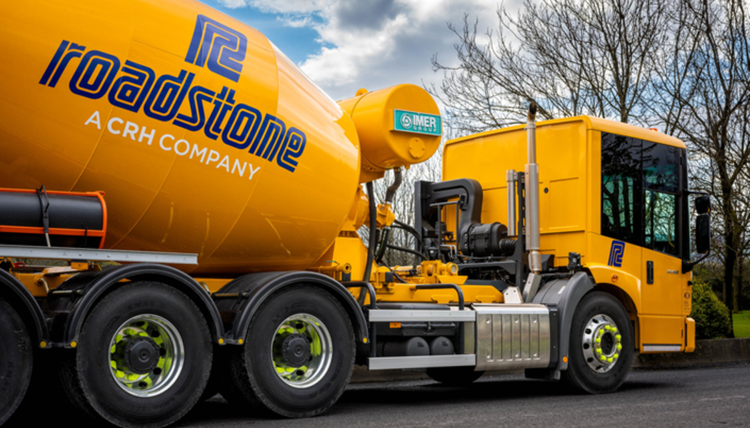 photo of roadstone concrete truck