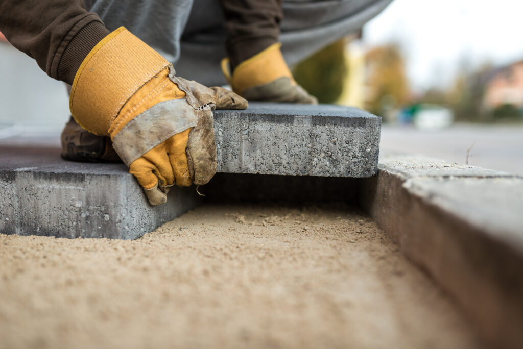 Laying Paving