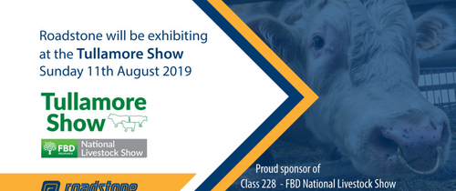 ROADSTONE IS EXHIBITING AT THE TULLAMORE SHOW