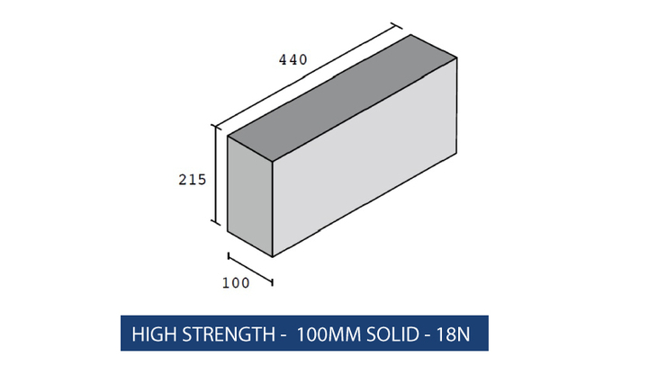 HIGH STRENGTH - 100MM SOLID - 18N