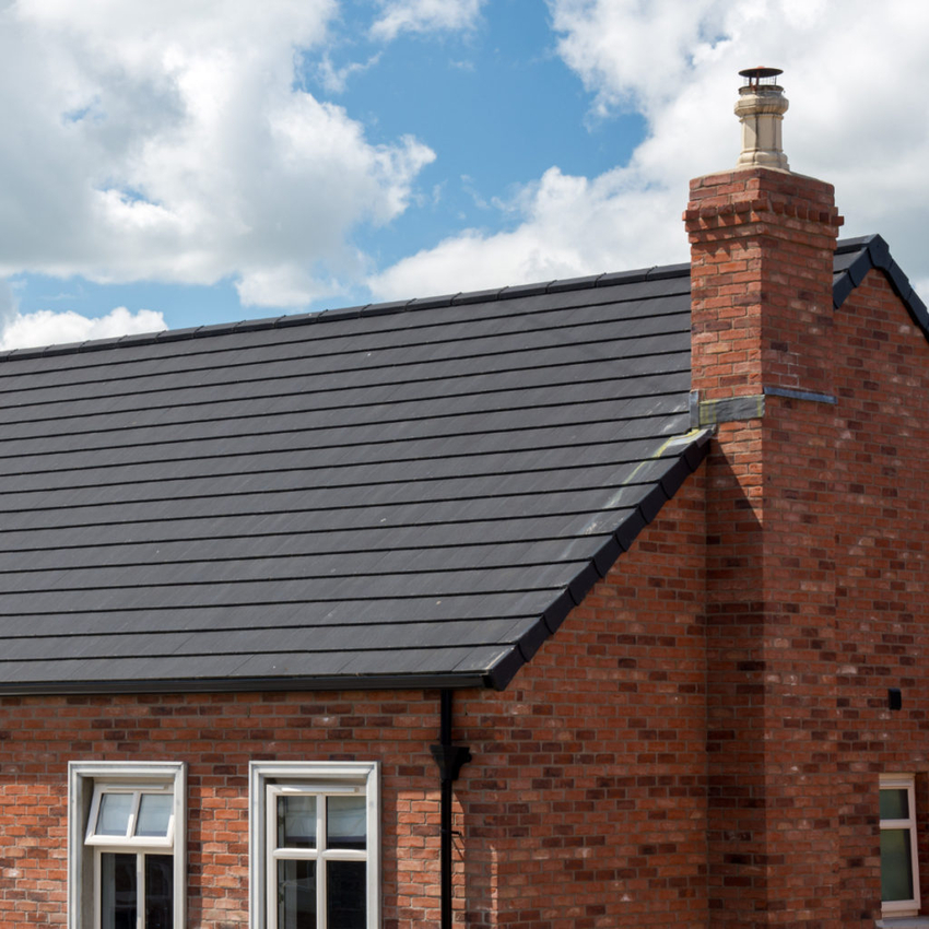 Causeway Riven Black roof tiles