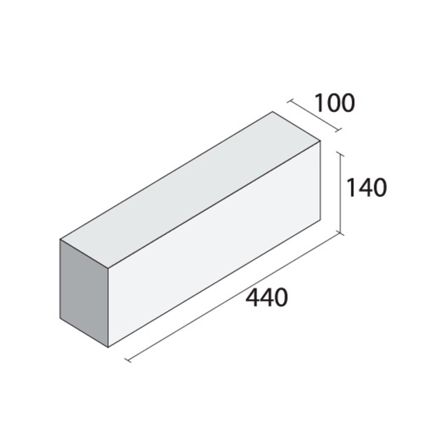 Standard Filler Brick 440mm x 140 x 100mm concrete blocks