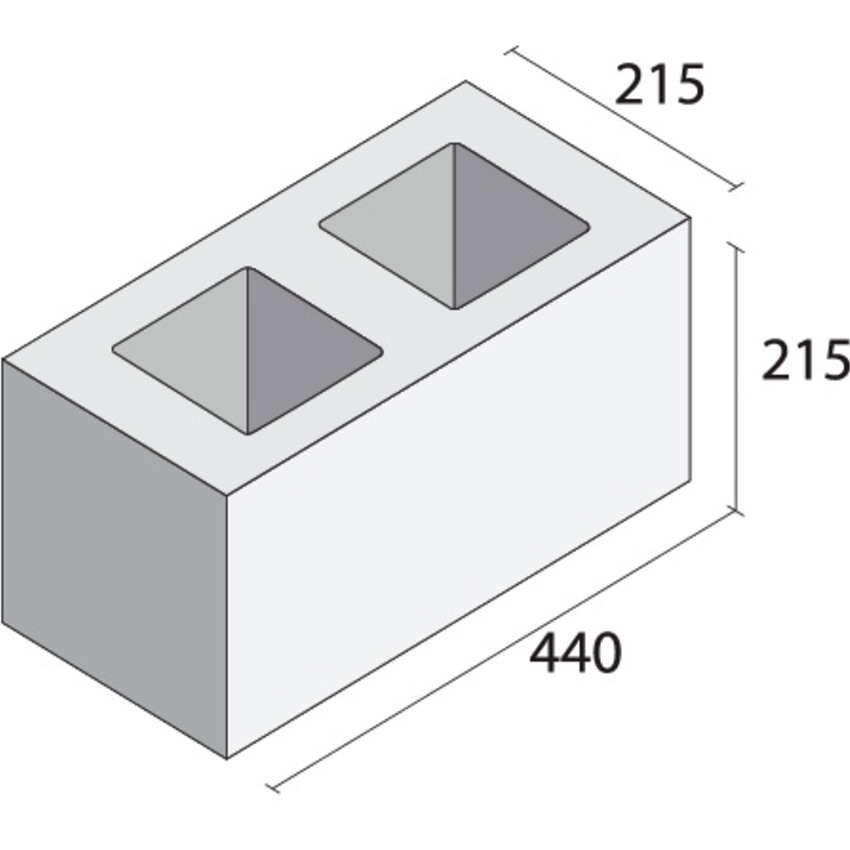 215mm Cavity 215 x 215 x 440mm