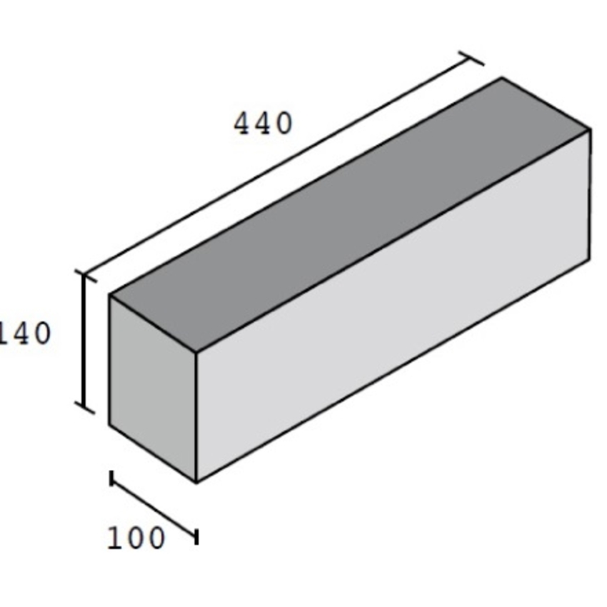 Fine Textured - 140mm Soap Bar concrete blocks