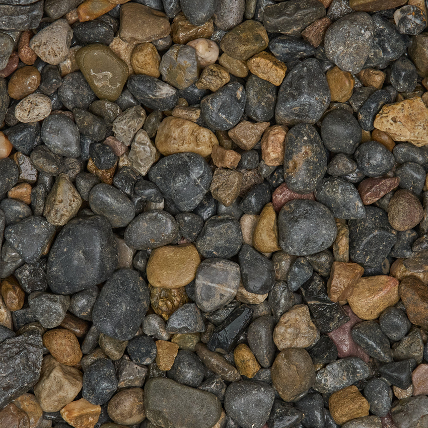 Blue Beach Pebble wet decorative stone